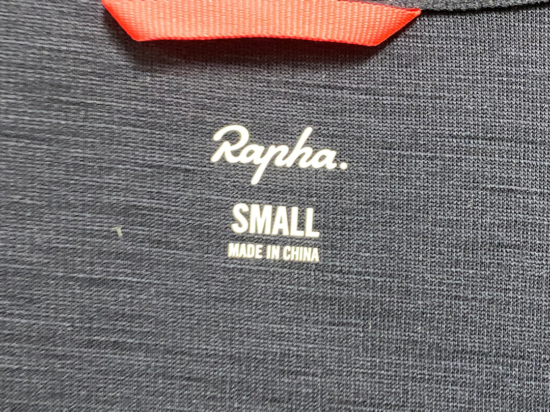 JU127 ラファ Rapha BREVET LONG SLEEVE JERSEY 長袖 サイクルジャージ ネイビー S