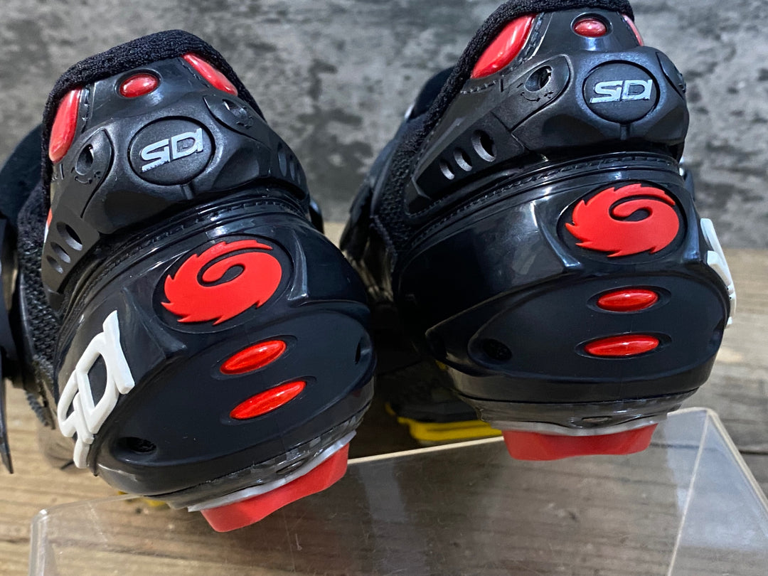 KJ952 SIDI エルゴ カーボン ERGO3 CARBON ビンディングシューズ EU40 1/2 黒