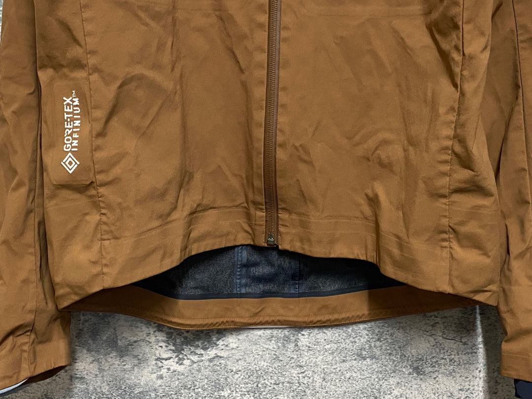 JO915 ラファ Rapha CLASSIC WINTER JACKET 長袖 サイクルジャケット ブラウン L GORE-TEX INFINIUM