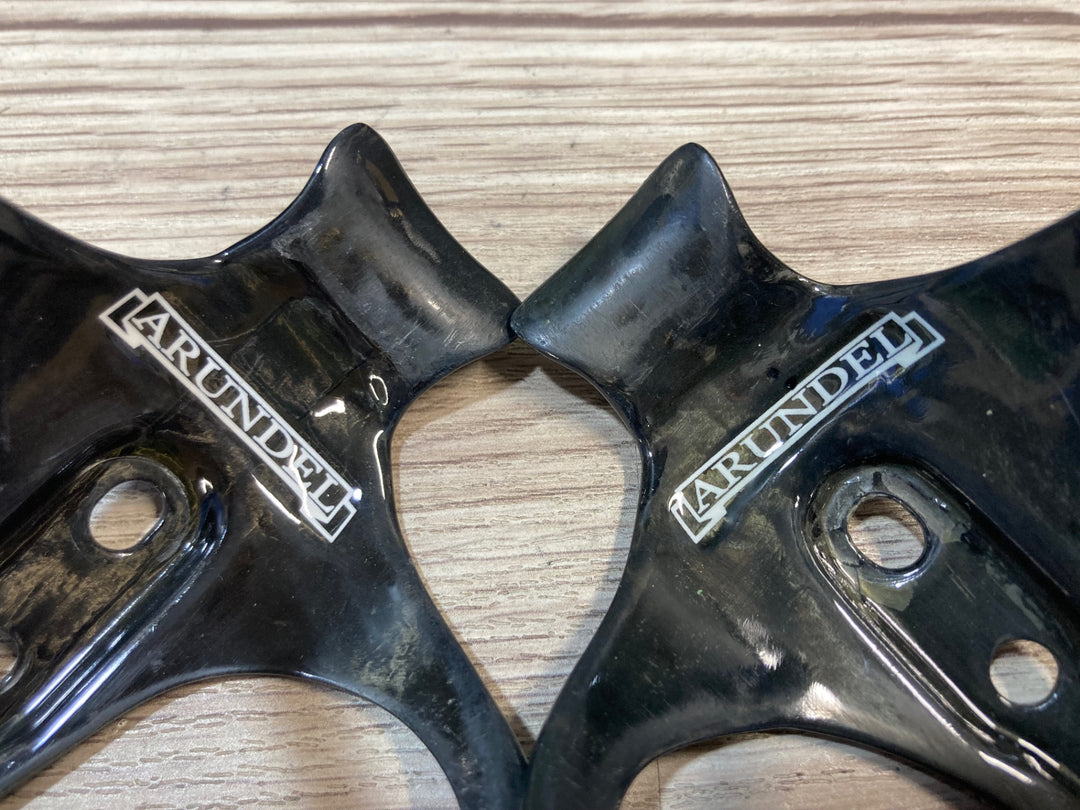 JS429 アランデル ARUNDEL カーボン ボトルケージ グロッシー 2個セット ※割れジャンク