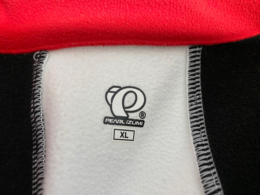 KG272 パールイズミ PEARL iZUMi 長袖 サイクルジャージ 白 黒 XL 裏起毛