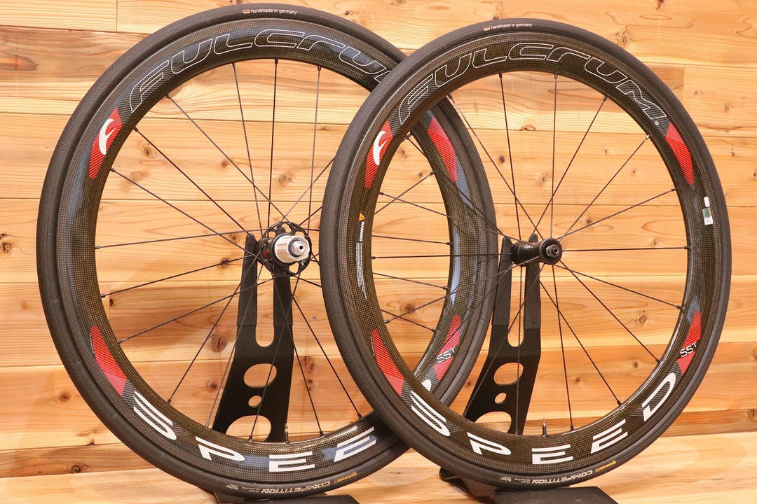 フルクラム FULCRUM スピード SPEED 55T RIM シマノ 11S/12S カーボン チューブラー ロードバイク ホイールセット 【広島店】