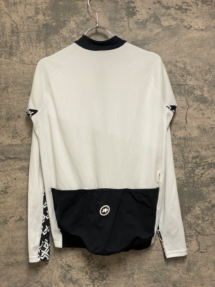 JQ085 アソス ASSOS MILLE GT 長袖 サイクルジャージ 白 M