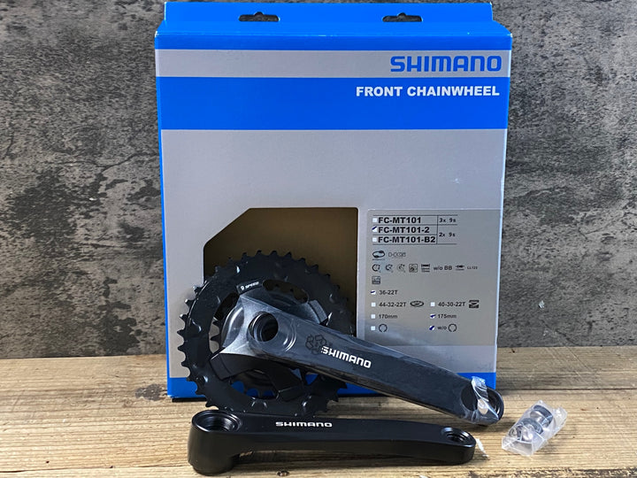 KF761 シマノ SHIMANO FC-MT101-2 クランクセット 175mm 36/22T スクエアテーパー
