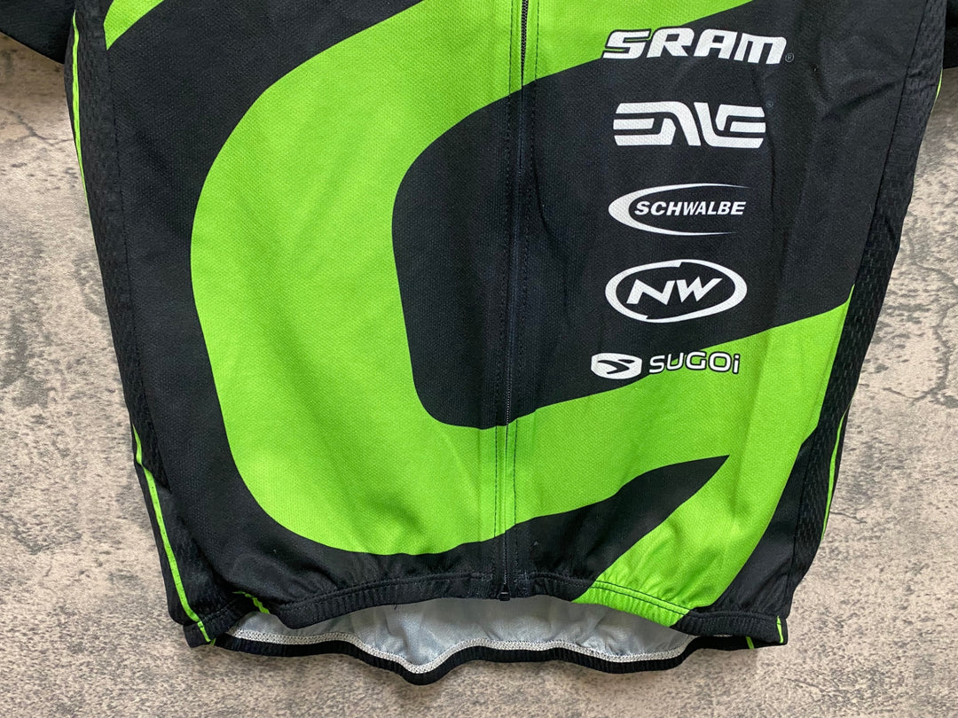 JS450 スゴイ SUGOI 半袖 サイクルジャージ 緑 M CANNONDALE