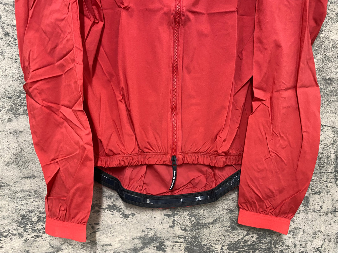 JY627 パスノーマルスタジオ PAS NORMAL STUDIOS MENS STOW AWAY JACKET 長袖 ウィンドブレーカー 赤 L 未使用