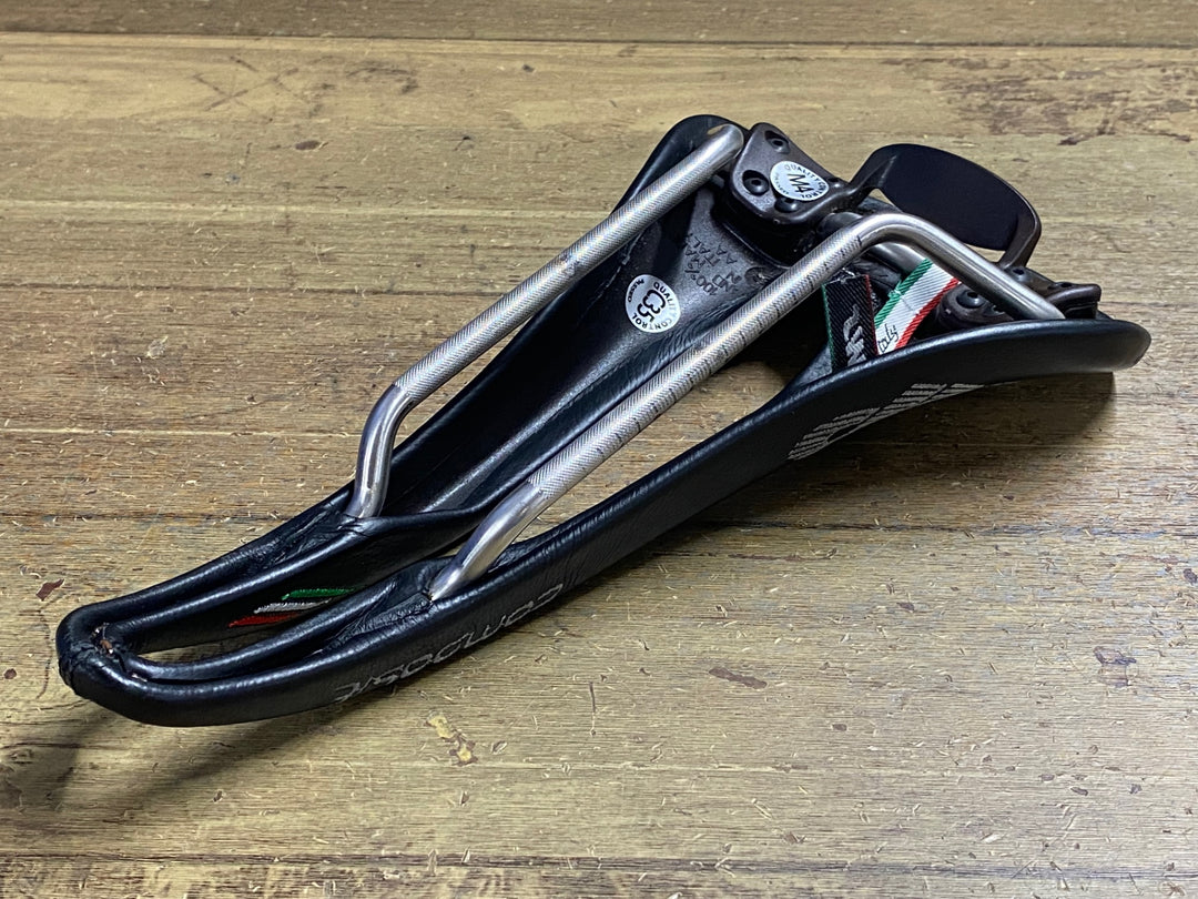 KE046 Selle SMP コンポジット Composit サドル ステンレスレール ブラック 130mm