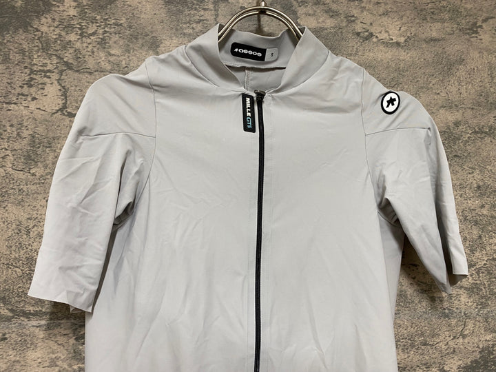 JL096 アソス assos MILLE GTS JERSEY C2 半袖 サイクルジャージ ベージュ 黒 S