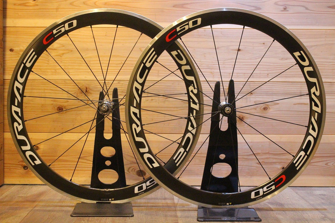 シマノ SHIMANO デュラエース DURA-ACE WH-7900-C50-CL アルミ/カーボン クリンチャー ホイールセット シマノ10S 15C 【名古屋店】