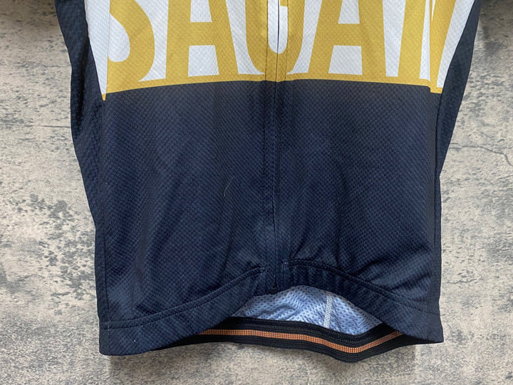 JR979 スポーツフル sportful 半袖 サイクルジャージ 白 黒 M PETER SAGAN