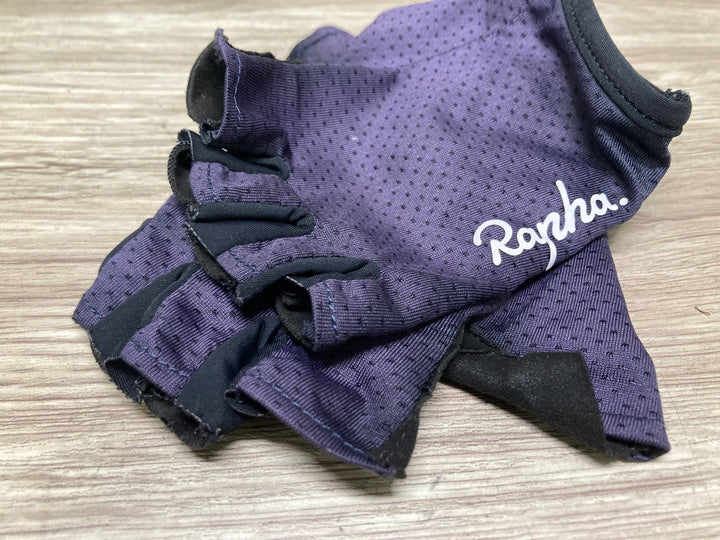 IX551 ラファ Rapha サイクルグローブ XS ※ロゴ剥がれ パープル