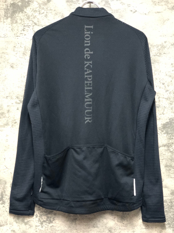 KN773 リオンドカペルミュール Lion de KAPELMUUR 長袖 サイクルジャージ 黒 WL