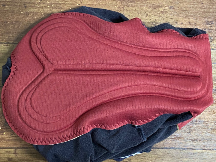 JN368 カフェドシクリステ Cafe du Cycliste Adele Man ビブショーツ 紺 S 裏起毛