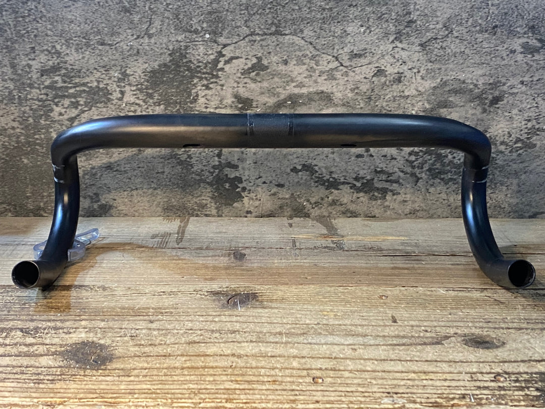 JY014 TNi PELOTON カーボン ドロップハンドル φ31,8 400mmブラケットC-C ※レバークランプ部クラックのためジャンク