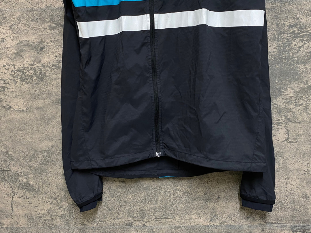 JN157 ラファ Rapha MEN’S SPRAY JACKET 長袖 ウィンドブレーカー 黒 L TEAM Sky