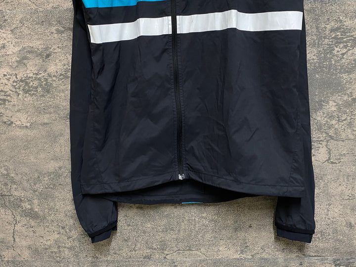 JN157 ラファ Rapha MEN’S SPRAY JACKET 長袖 ウィンドブレーカー 黒 L TEAM Sky