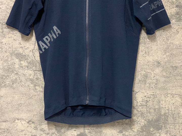 KJ130 ラファ Rapha MEN'S PRO TEAM LIGHTWEIGHT JERSEY 半袖 サイクルジャージ 濃紺 M