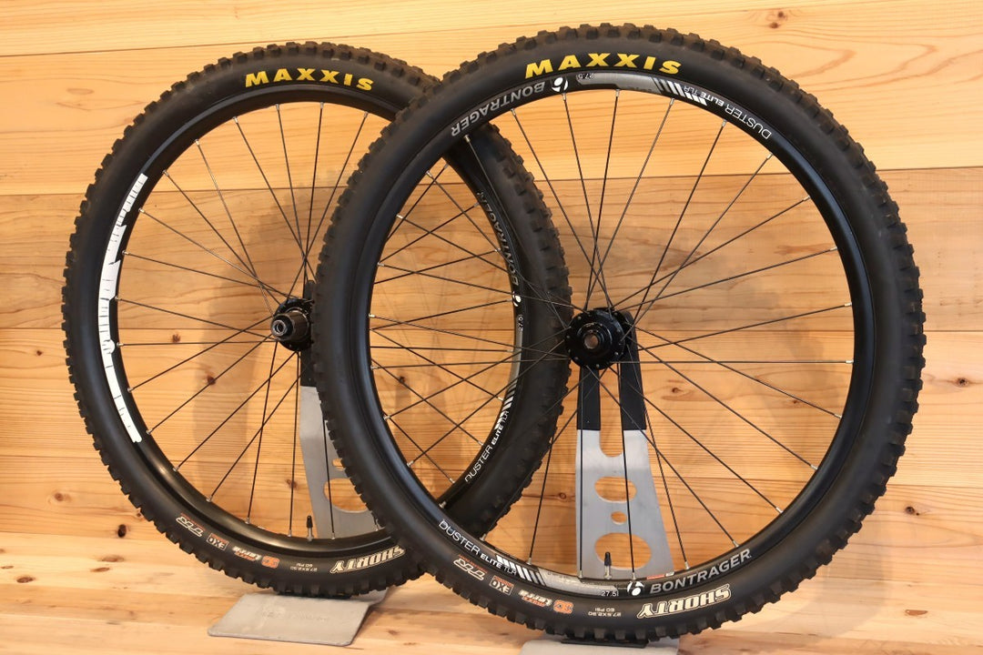 ボントレガー BONTRAGER ダスター エリート DUSTER ELITE アルミ チューブレス ホイールセット シマノMTB11Sフリー 27.5インチ 15×100/12×142スルー対応 【千葉店】