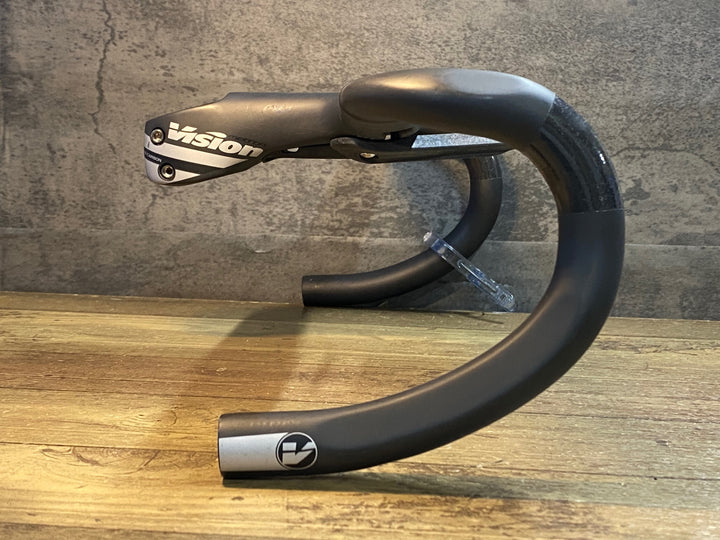 JI196 ビジョン VISION Metron 6D Integrated ビジョン カーボン ドロップハンドル ステム一体型 100mm ブラケット下部C-C420mm