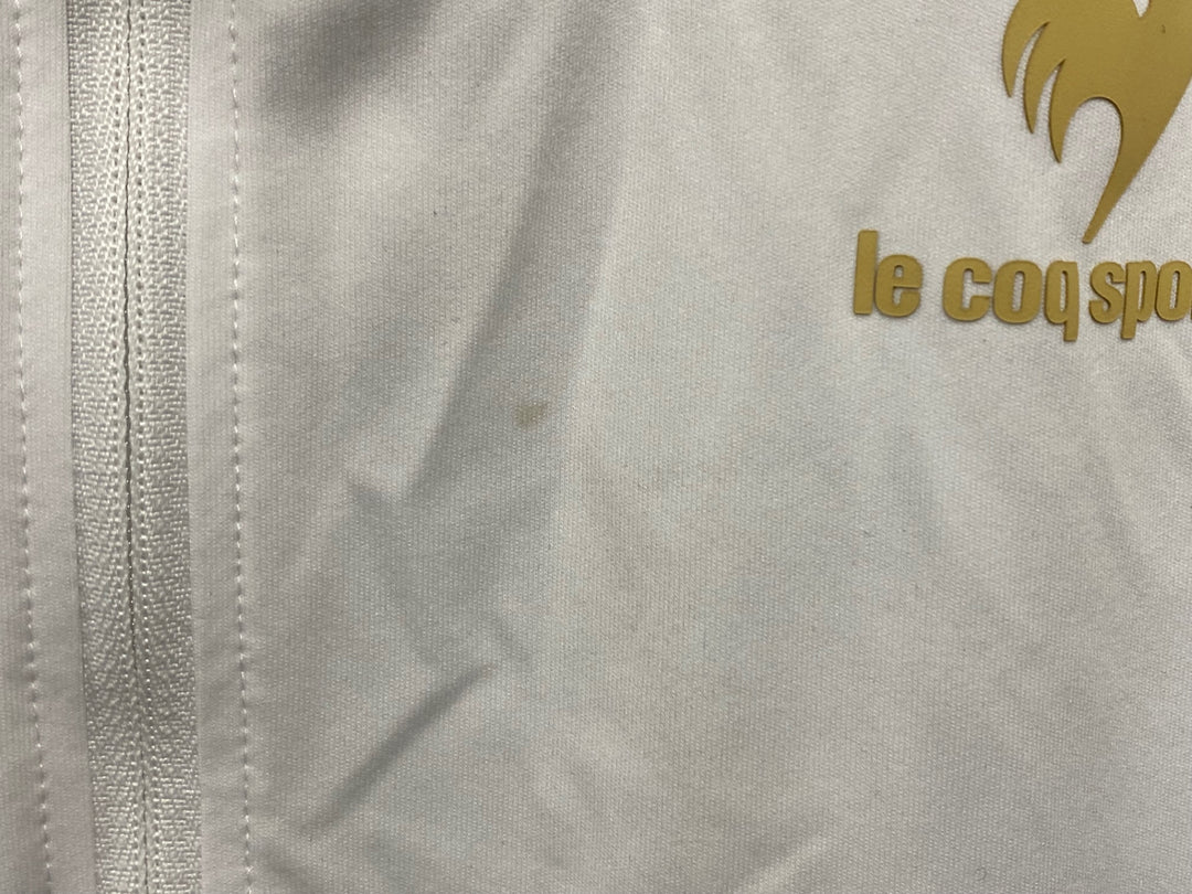 JU343 ルコックスポルティフ le coq sportif 長袖サイクルジャージ Lサイズ 白