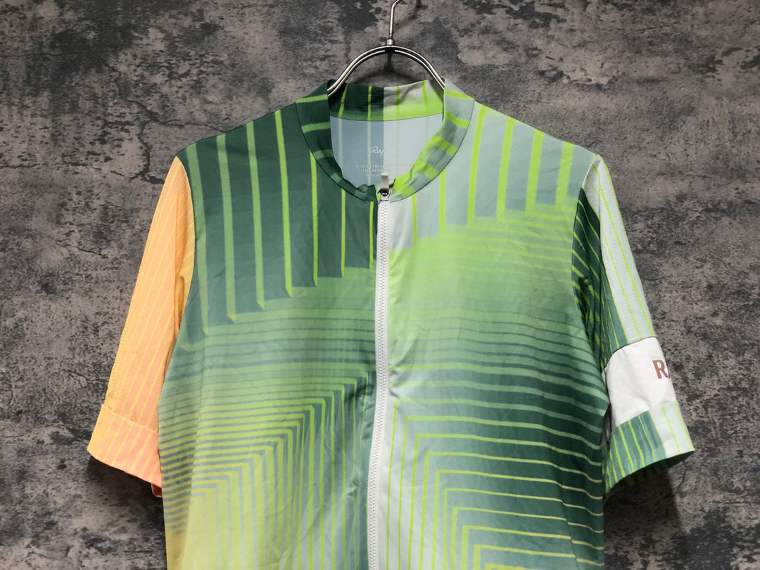 KK085 ラファ RAPHA TUNNEL VISION PT JERSEY 半袖 サイクルジャージ 緑 Lサイズ