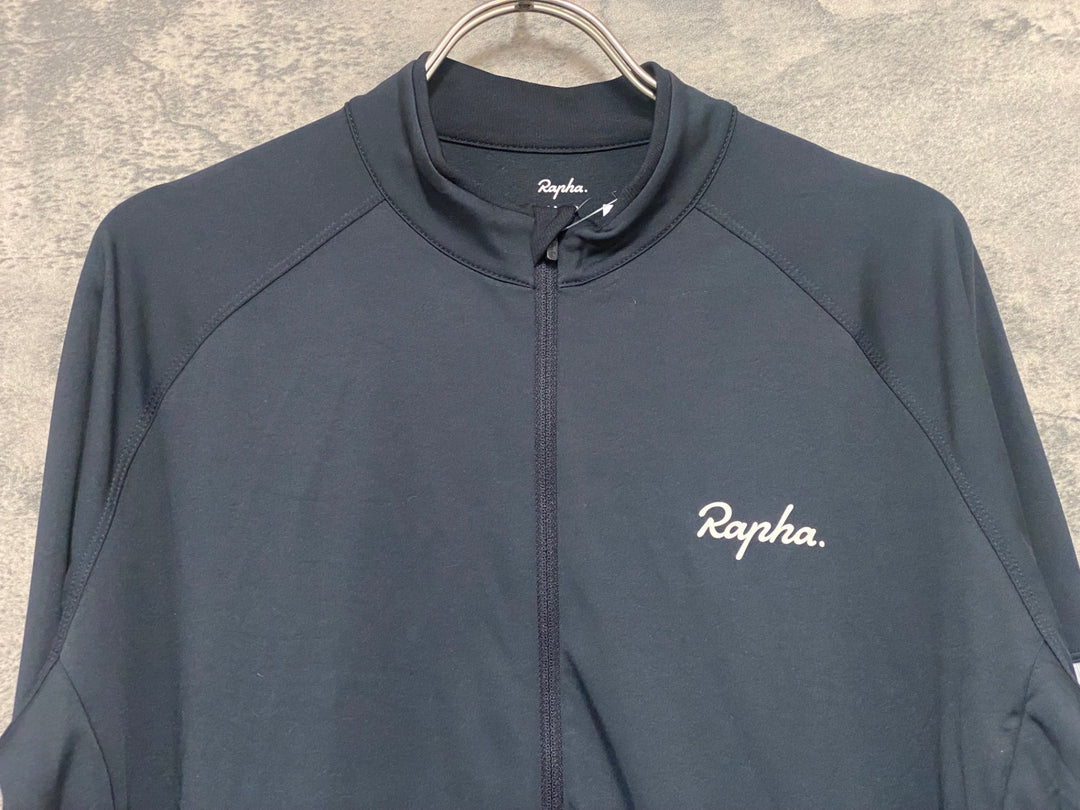 JX148 ラファ Rapha CORE LONG SLEEVE JERSEY 長袖 サイクルジャージ 黒 L