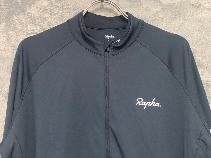 JX148 ラファ Rapha CORE LONG SLEEVE JERSEY 長袖 サイクルジャージ 黒 L