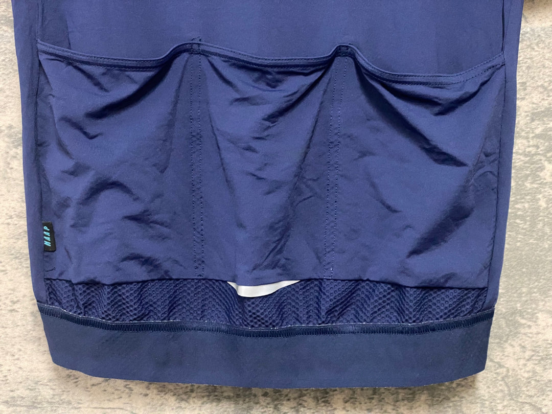 KH101 マープ MAAP PRO FIT JERSEY 半袖 サイクルジャージ 紺 XL