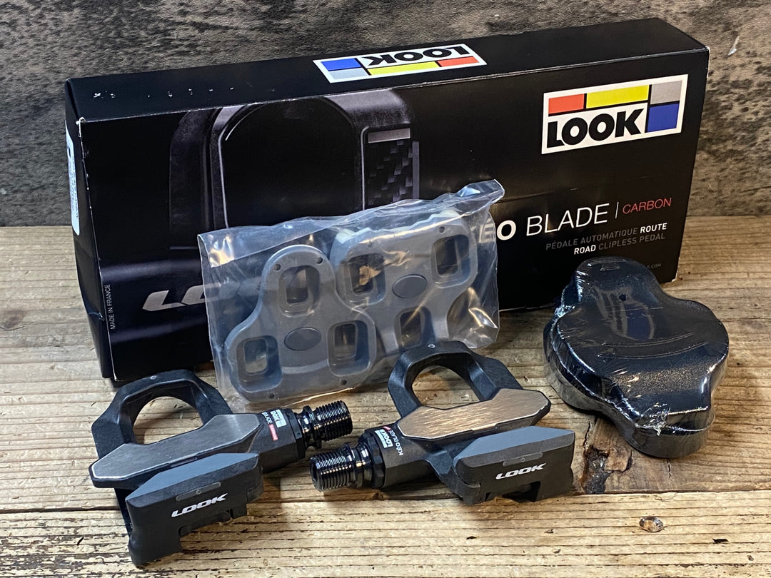 JV461 未使用 ルック LOOK KEO BLADE CARBON ビンディングペダル チタンシャフト