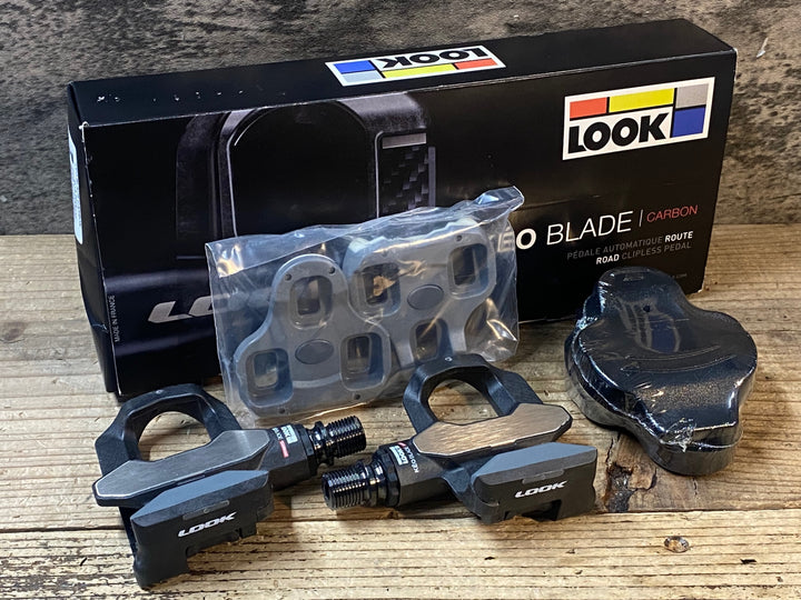 JV461 未使用 ルック LOOK KEO BLADE CARBON ビンディングペダル チタンシャフト