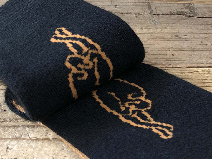 JX451 フィンガークロス Fingerscrossed MERINO サイクルソックス 黒 カーキ 39-42
