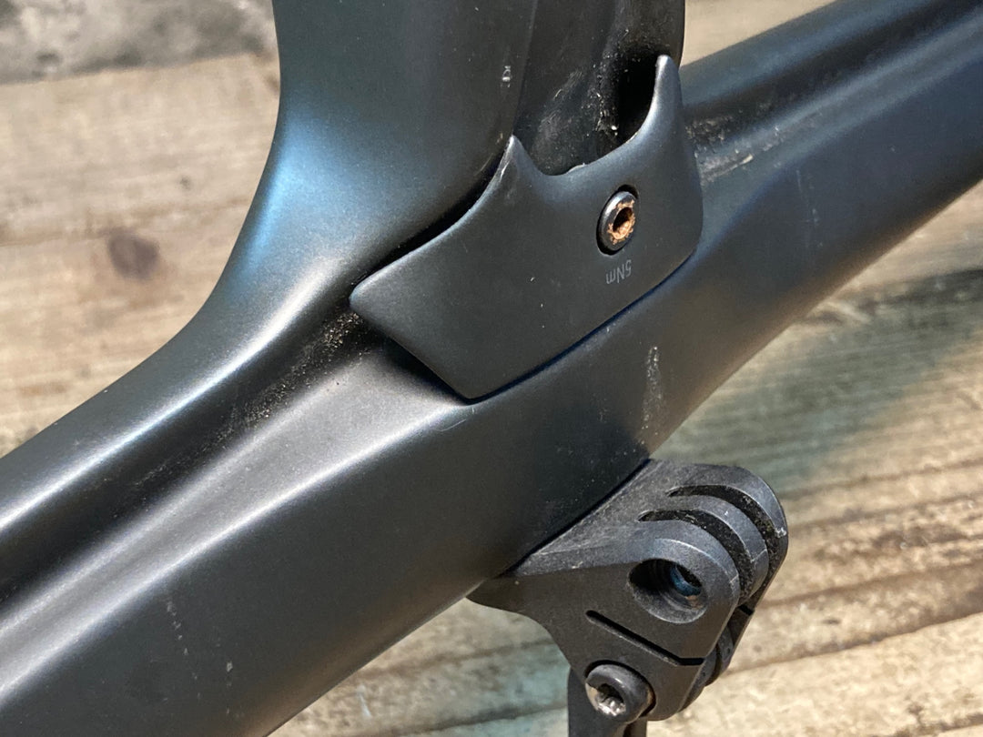JH397 ボントレガー BONTRAGER AEOLUS RSL VR-C ハンドルバー カーボン ステム一体型 120mm ブラケットC-C420mm ※エンドカット