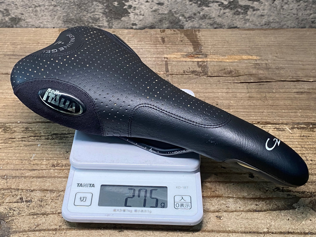 JO182 セライタリア SELLE ITALIA C2 GEL FLOW サドル 黒MANGANESEレール