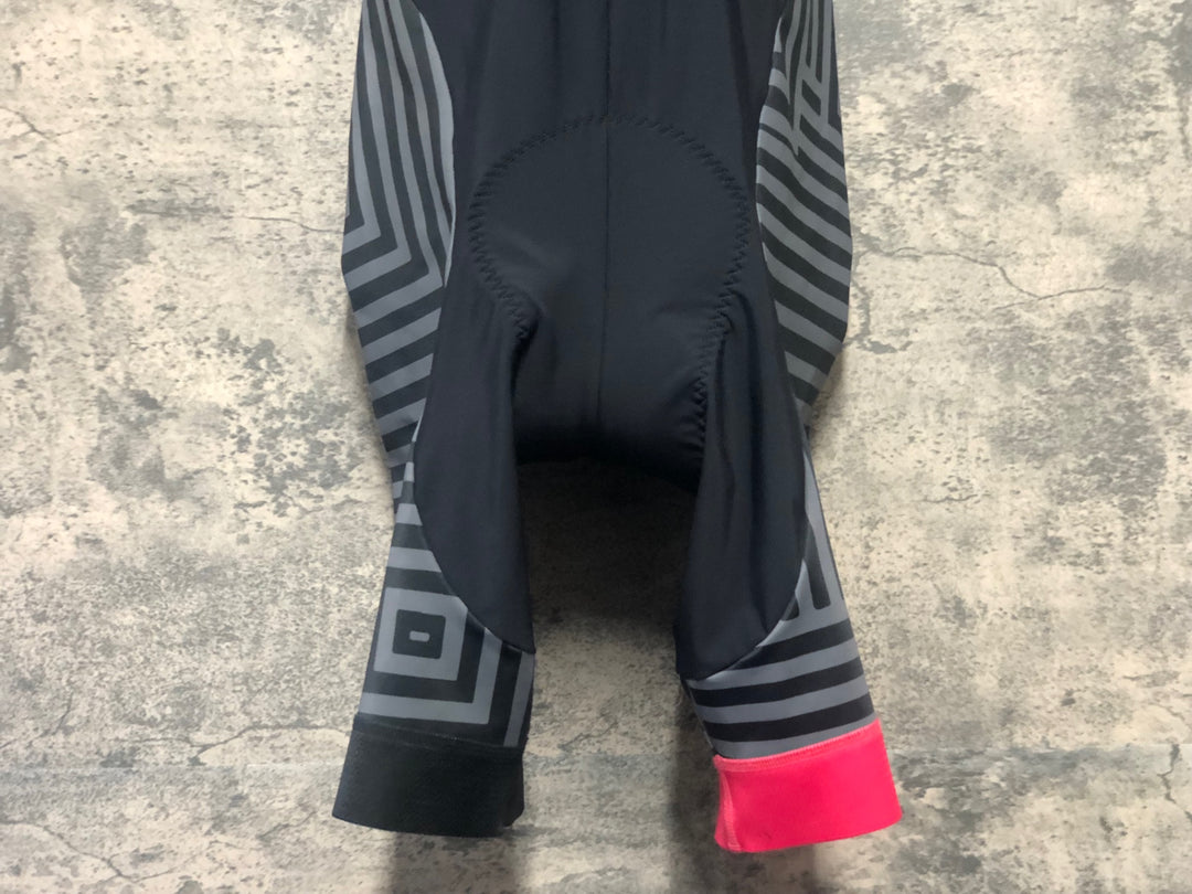KK703 ジロ GIRO ビブショーツ 黒グレー M