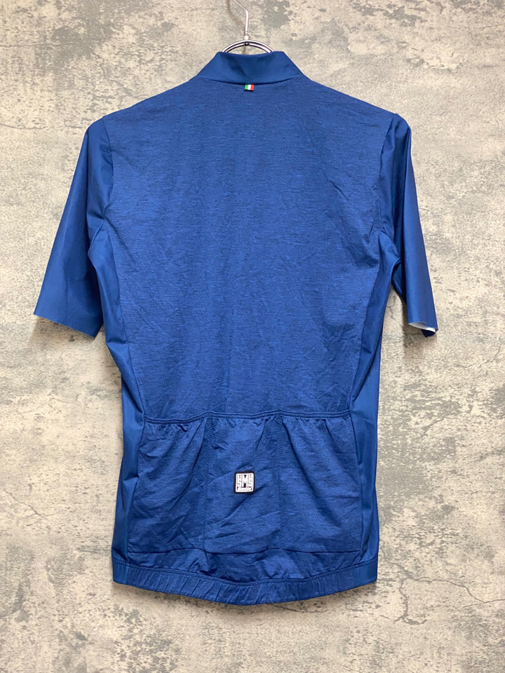 KJ521 サンティーニ Santini 半袖 サイクルジャージ ネイビー Ｍ