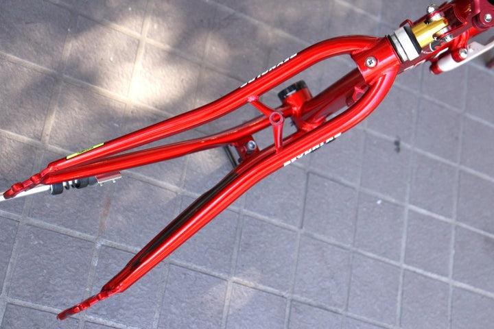 KHS F20-RC 2016モデル クロモリ カーボンフォーク ミニベロ 折り畳み フレームセット 20インチ 【横浜店】