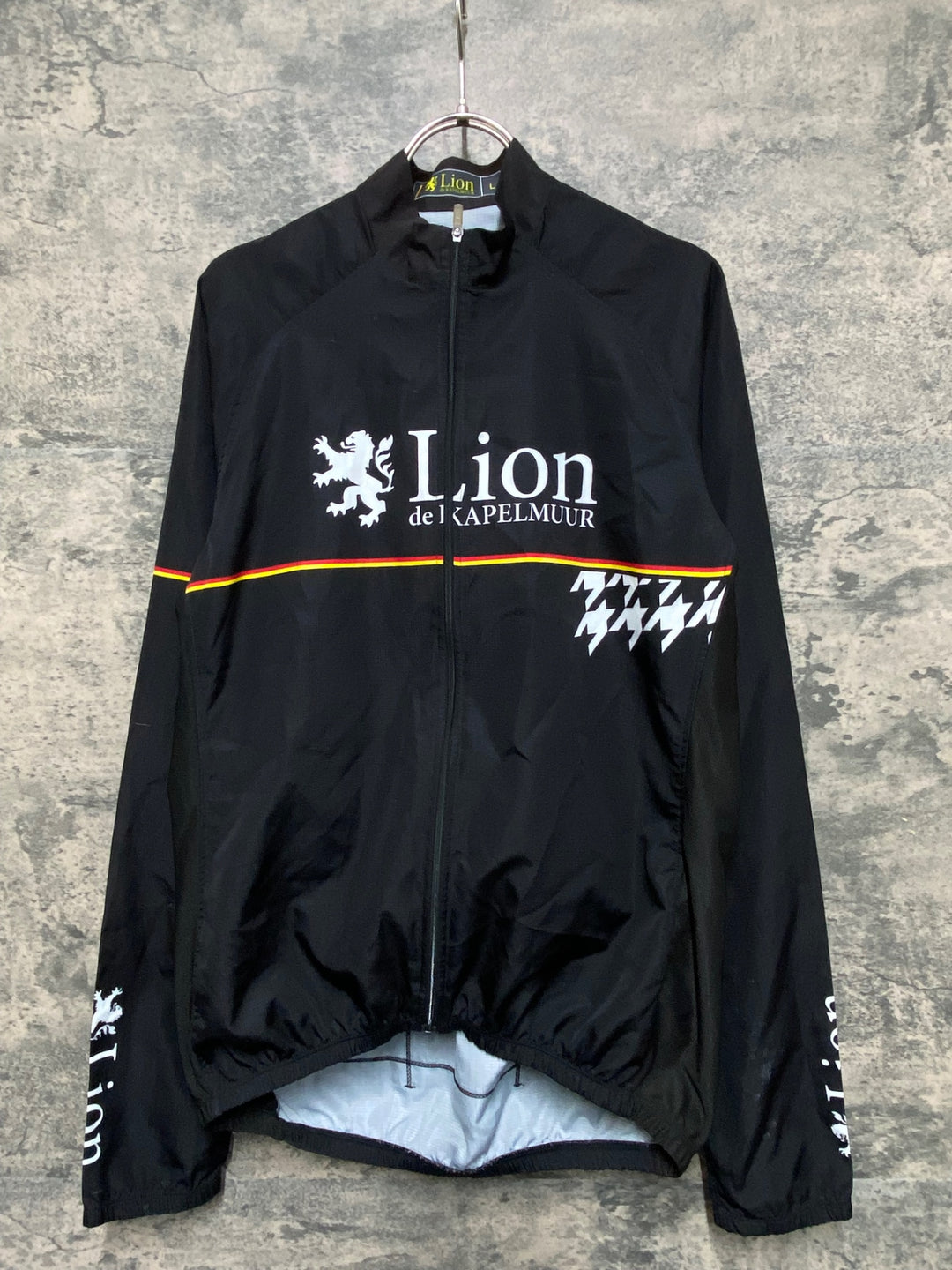 KF410 リオンドカペルミュール Lion de KAPELMUUR 長袖 ウインドブレイカー 黒 L
