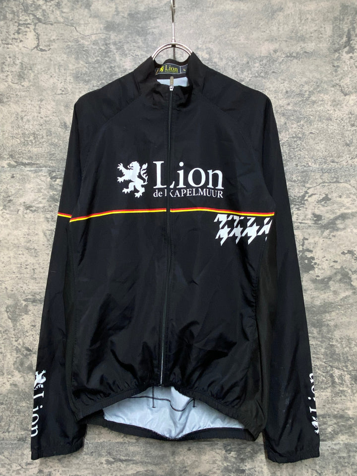 KF410 リオンドカペルミュール Lion de KAPELMUUR 長袖 ウインドブレイカー 黒 L
