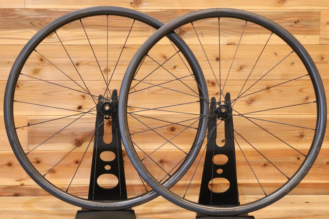 未使用品！ エレリサーチ ERE RESEARCH ジーナス GENUS SL30 DISC シマノ 11S/12S 21C カーボン チューブレスレディ ロードバイク ホイールセット 【広島店】