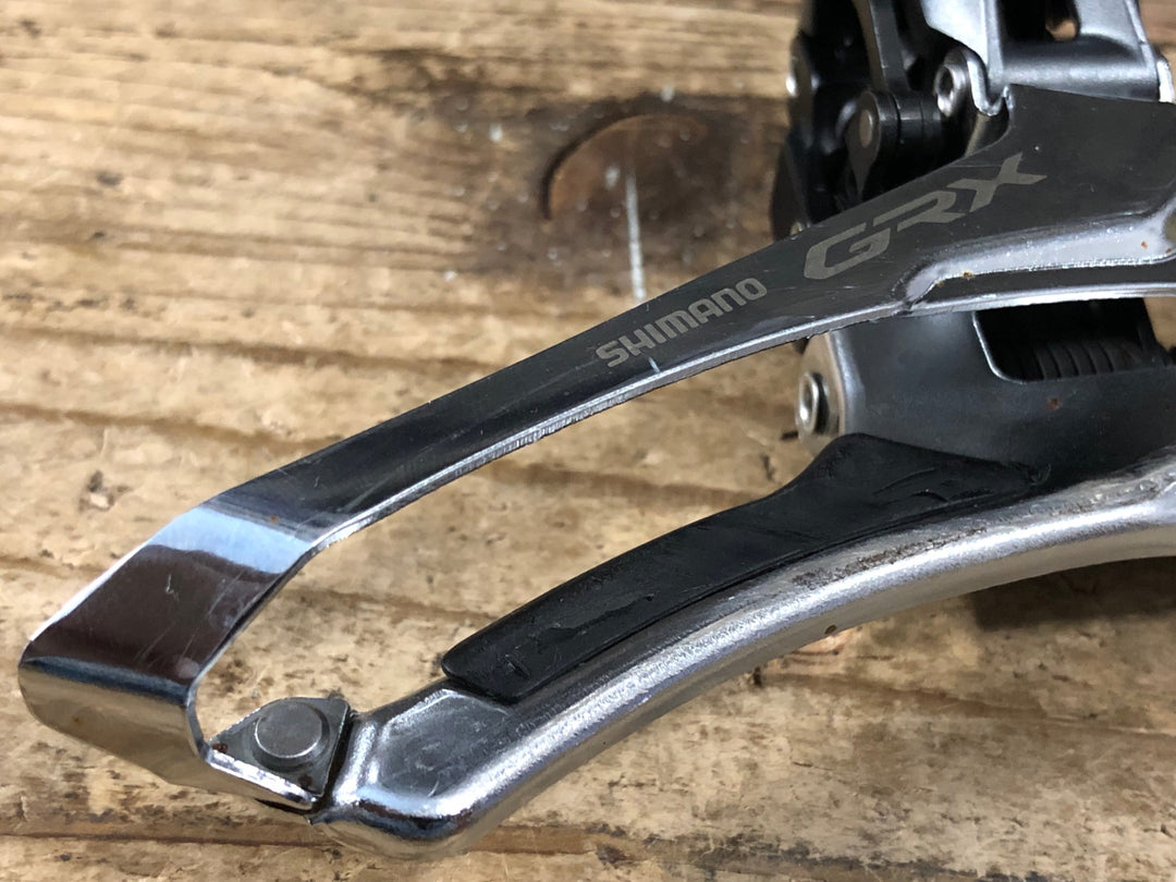 KP228 シマノ SHIMANO GRX FD-RX810 フロントディレイラー 2×11S 直付 錆あり