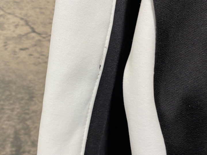 JT667 カステリ CASTELLI 長袖 サイクルジャケット 白 黒 L 裏起毛 GORE WINDSTOPPER