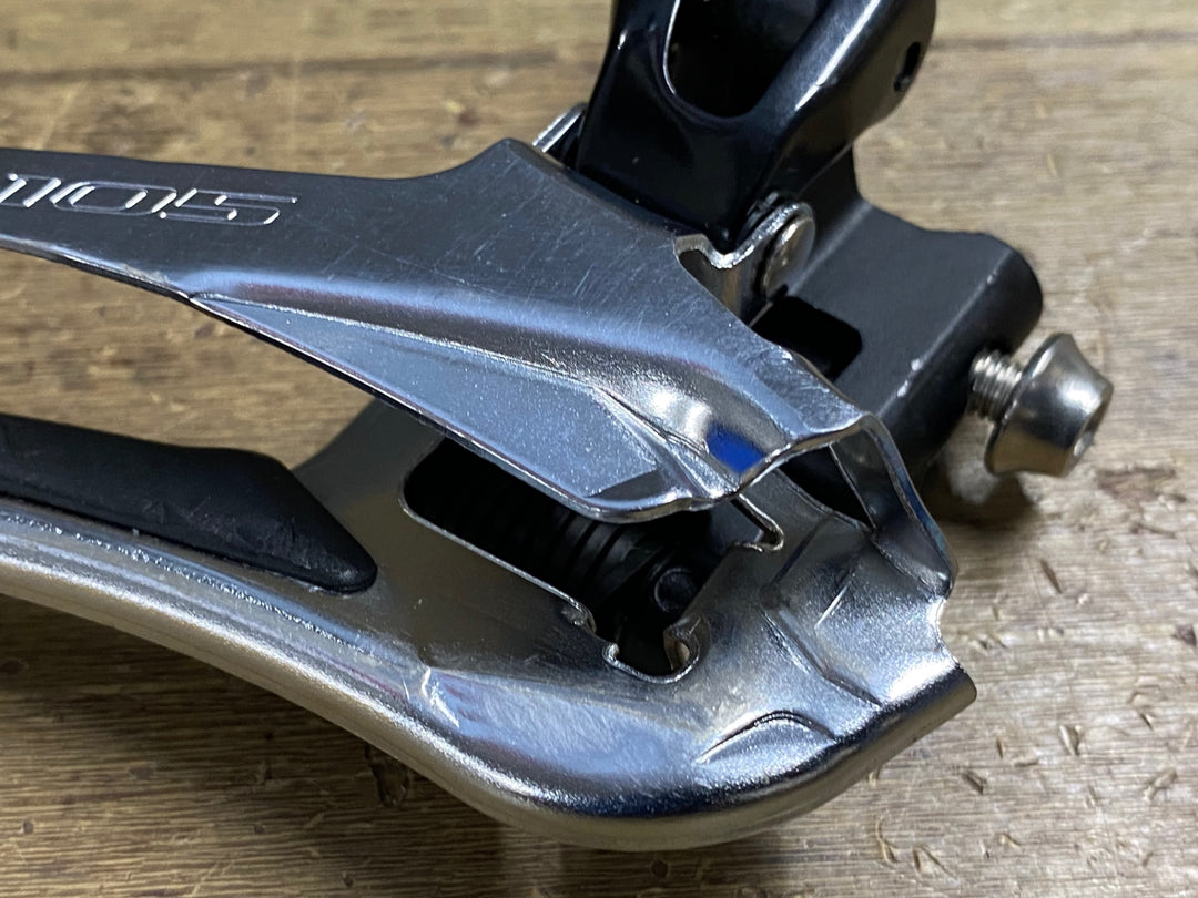 KD999 シマノ SHIMANO 105 FD-5800 フロントディレイラー 黒 ※ワッシャー欠品
