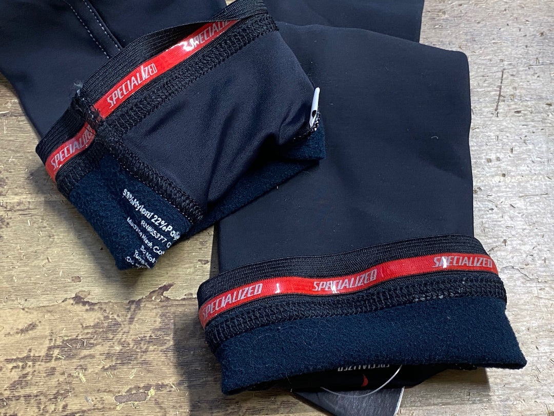 JV576 スペシャライズド SPECIALIZED ARM WARMERS 黒 S 裏起毛