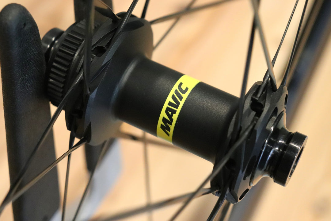 訳アリ マヴィック MAVIC キシリウム KSYRIUM SL 25 DISC UST アルミ チューブレスレディ ホイールセット シマノ11S/12S 19C 【仙台店】