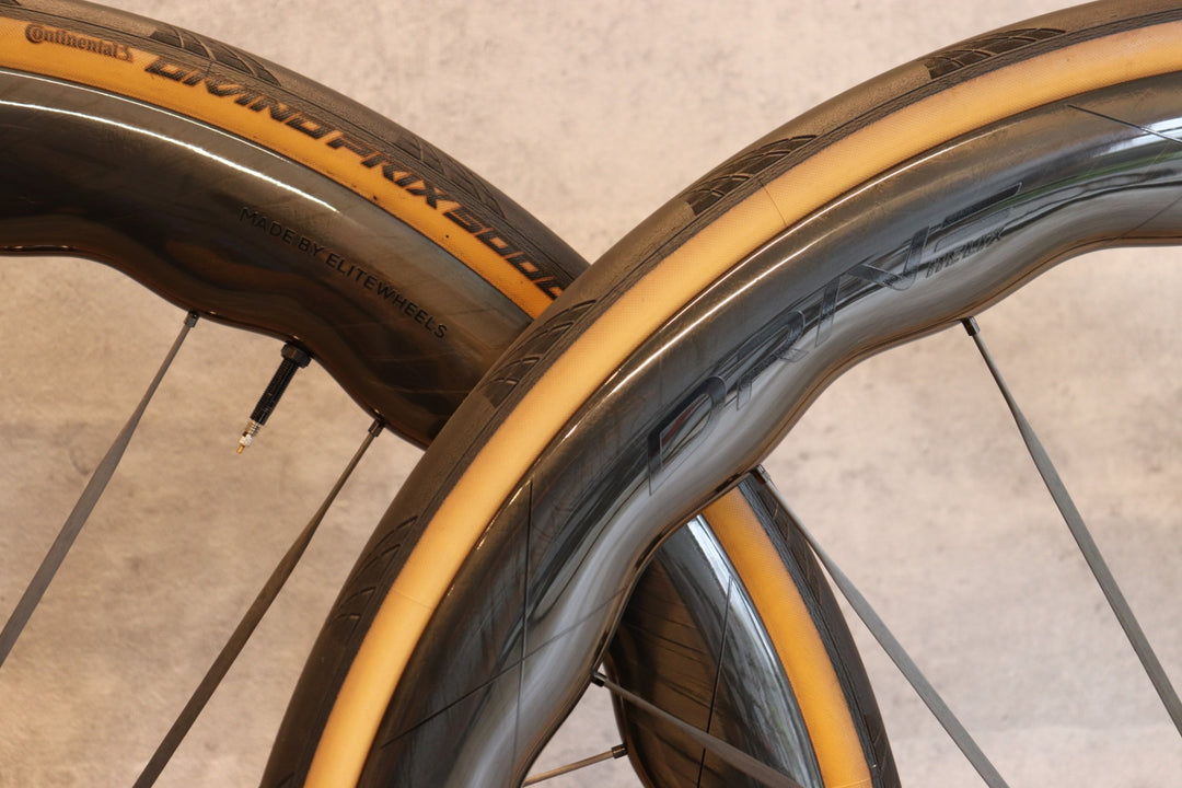 エリートホイールズ ELITEWHEELS ドライブ ヘリックス DRIVE HELIX 57D CS カーボン チューブレス ホイールセット シマノ 11S/12S 【さいたま浦和店】