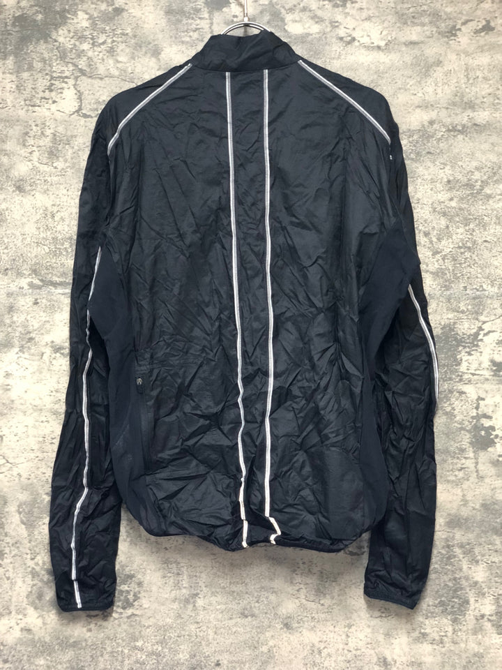 KK083 ラファ RAPHA WIND JACKET 長袖 ウインドブレイカー サイクルジャケット 黒 M