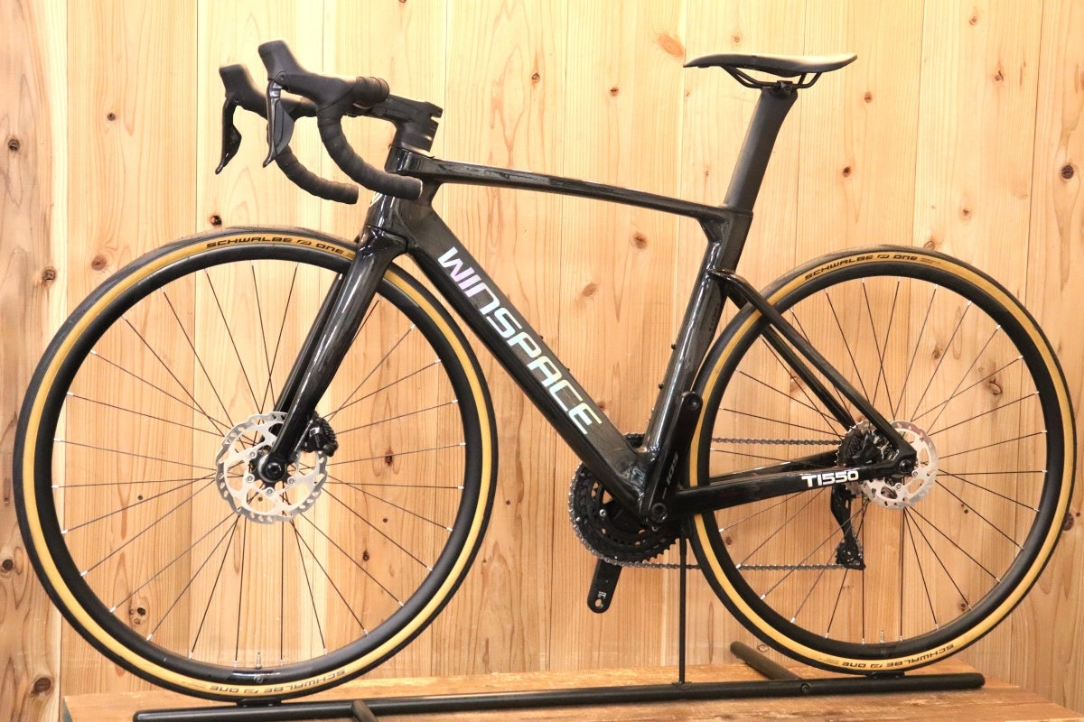Winspace t1550 disc Mサイズ クラックあり ウィンスペース WINSPACE T1550 DISC 2023年モデル Mサイズ シマノ 105