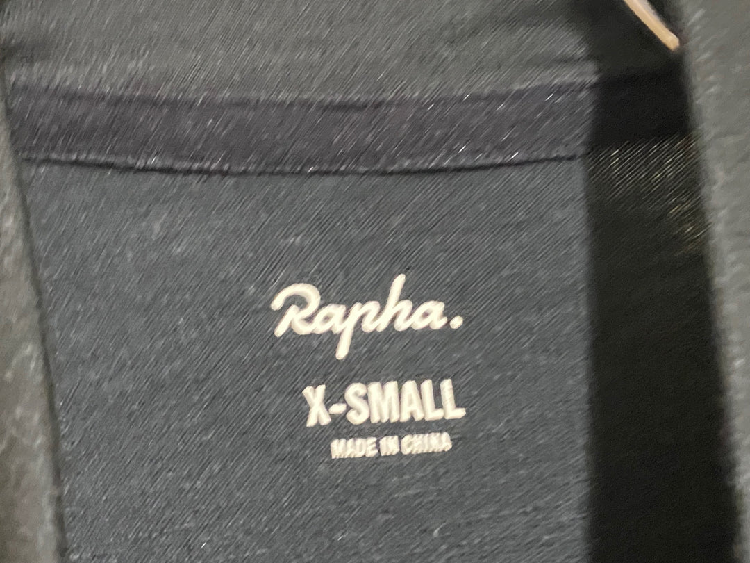 KR346 ラファ RAPHA CLASSIC LONG SLEEVE JERSEY 2 長袖サイクルジャージ 黒 XSサイズ