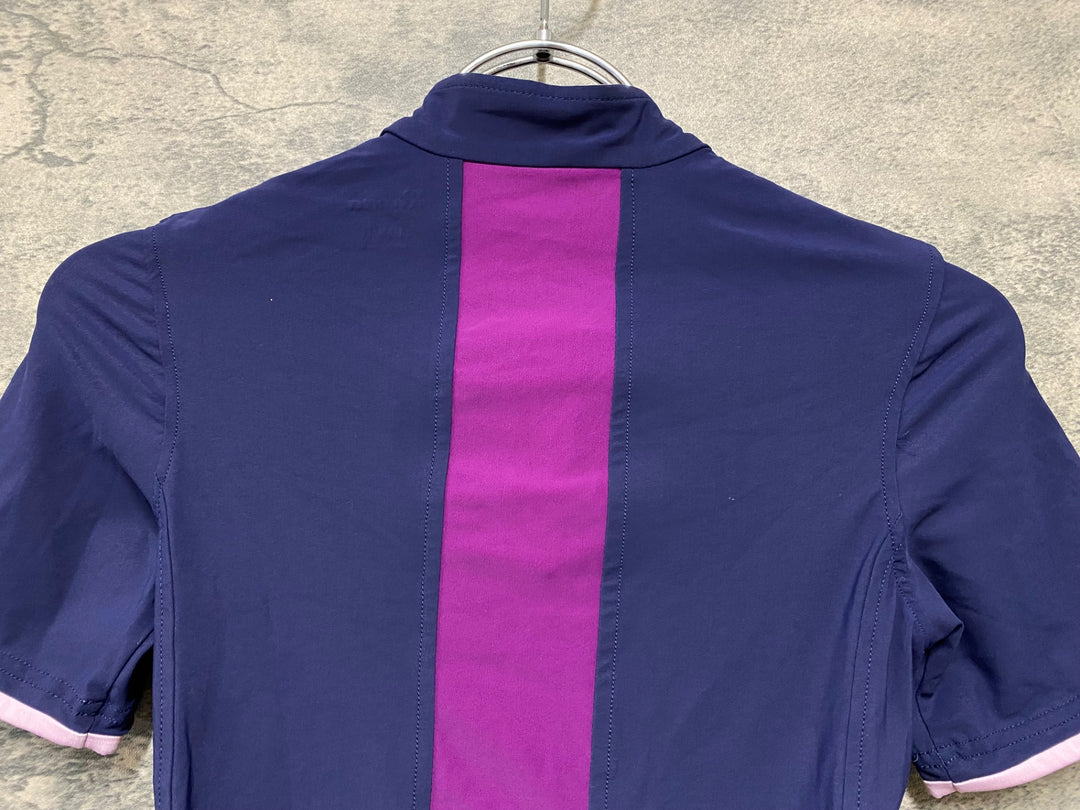 JE568 ラファ Rapha SOUPLESSE JERSEY 半袖 サイクルジャージ 濃紺 レディース XXS