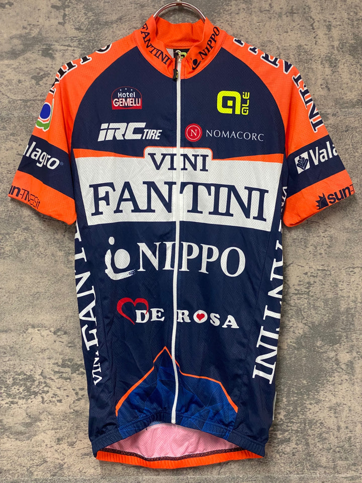 KK607 アレ ALE VINI FANTINI 半袖 サイクルジャージ オレンジ サイズ不明